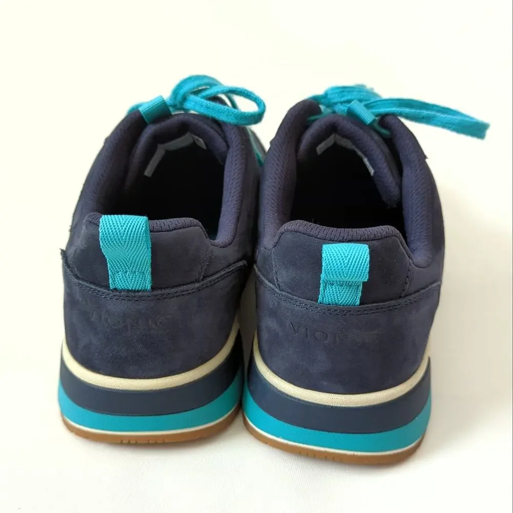Vionic‎ Womens Sneakers Rechelle Navy Blue Nubuck Suede Shoes Size 10 US - Picture 7 of 11
